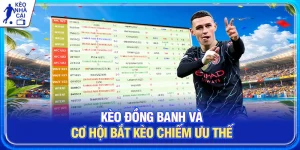 Kèo Đồng Banh Và Cơ Hội Bắt Kèo Chiếm Ưu Thế