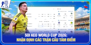 Soi Kèo World Cup 2026: Nhận Định Các Trận Cầu Tâm Điểm